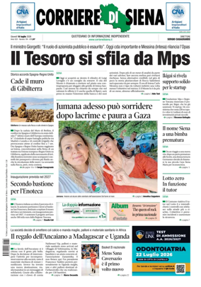 Cover of Corriere di Siena