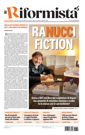 Cover of Il Riformista (Italy)