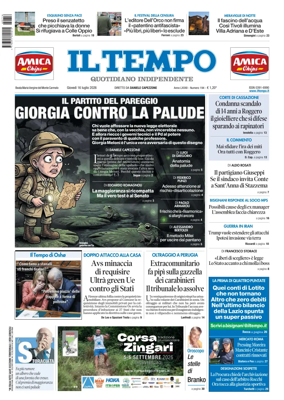 Cover of Il Tempo (Nazionale)