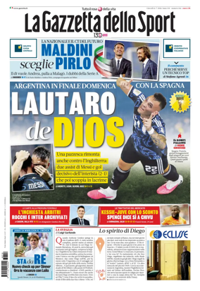 Cover of La Gazzetta dello Sport - Roma