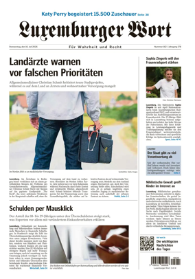 Cover of Luxemburger Wort
