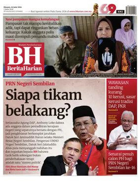 Cover of Berita Harian