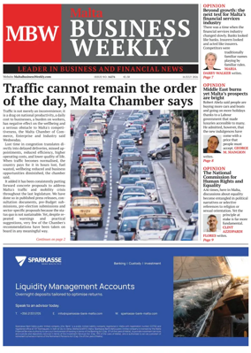 Cover of The Malta Business Weekly