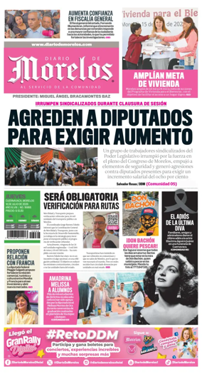 Cover of Diario de Morelos