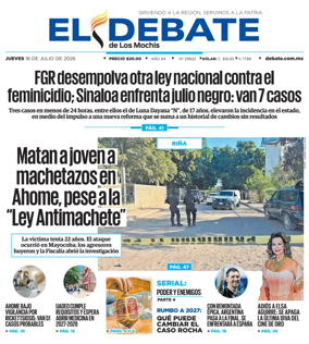 Cover of El Debate de Los Mochis