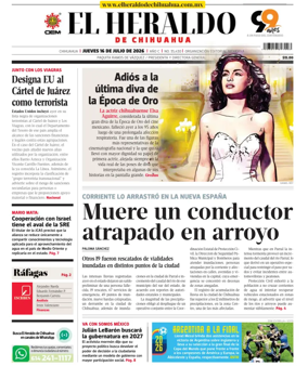 Cover of El Heraldo de Chihuahua