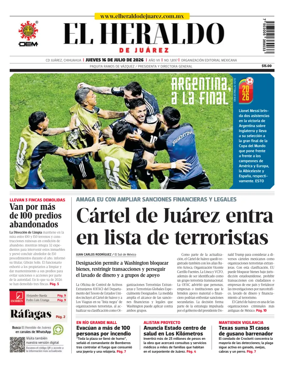 Cover of El Heraldo de Juarez