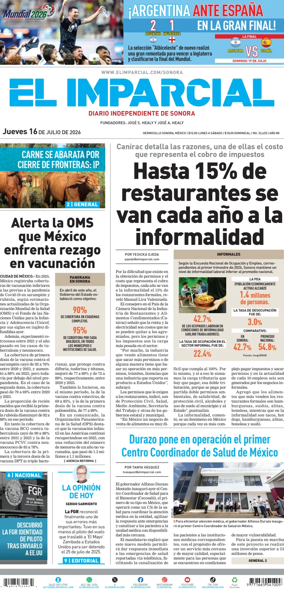 Cover of El Imparcial