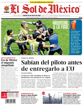 Cover of El Sol de Mexico