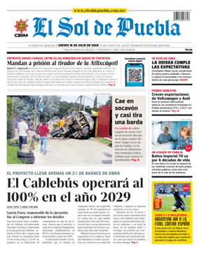Cover of El Sol de Puebla