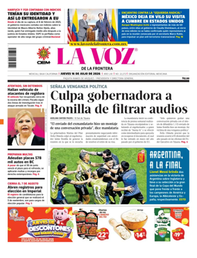 Cover of La Voz de la Frontera