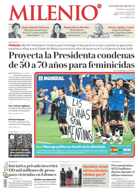 Cover of Milenio Edo de Mexico