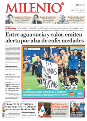 Cover of Milenio Jalisco