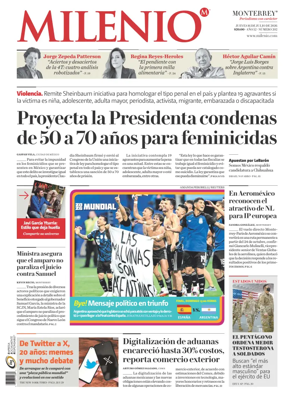 Cover of Milenio Monterrey