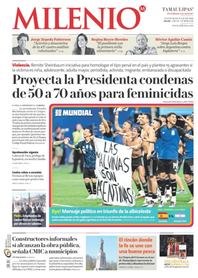 Cover of Milenio Tamaulipas