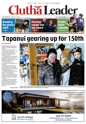 Cover of Clutha Leader