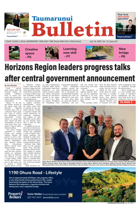 Cover of Taumarunui Bulletin