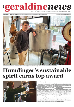 Cover of The Geraldine News