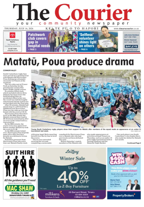 Cover of The Timaru Courier