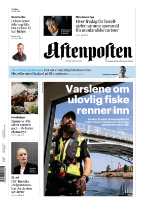 Cover of Aftenposten