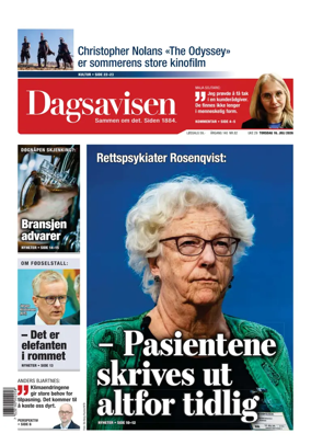Cover of Dagsavisen