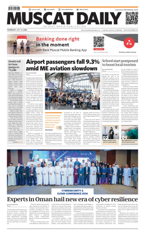 Cover of Muscat Daily