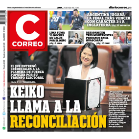 Cover of Diario Correo