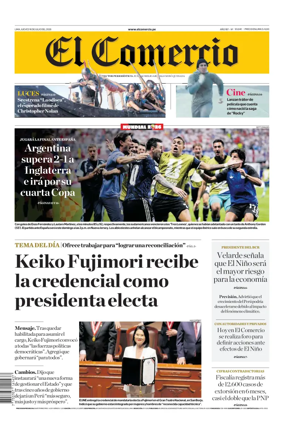 Cover of Diario El Comercio