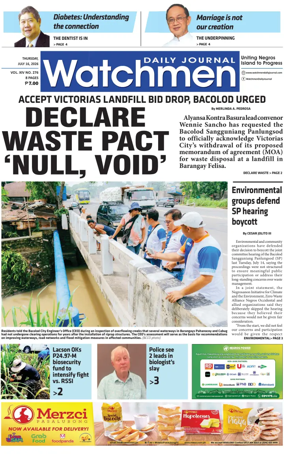 Cover of Watchmen Daily Journal