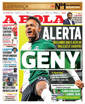 Cover of A BOLA (Portuguese)