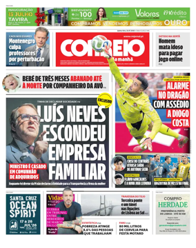 Cover of Correio da Manha