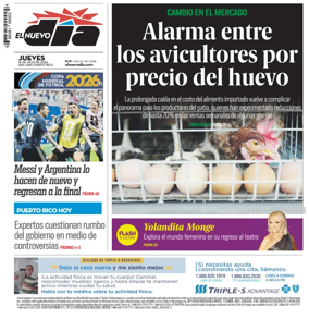 Cover of El Nuevo Dia