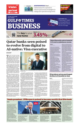 Cover of Gulf Times Business