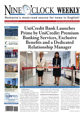 Cover of Nine o clock Weekly (Romania)