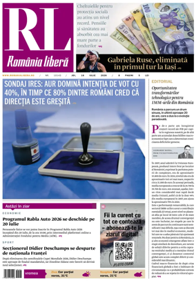 Cover of Romania Libera
