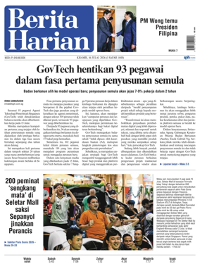 Cover of Berita Harian