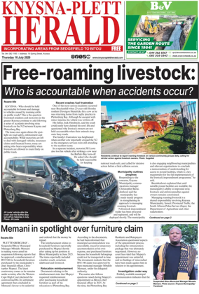 Cover of Knysna-Plett Herald