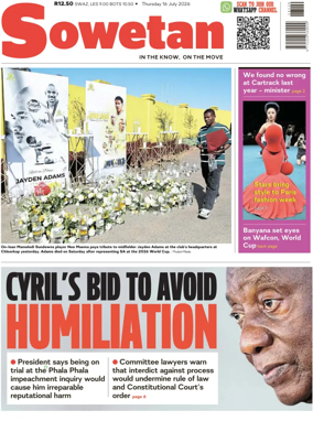 Cover of Sowetan