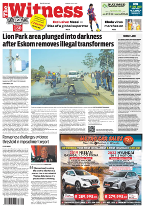 Cover of The Witness (South Africa)
