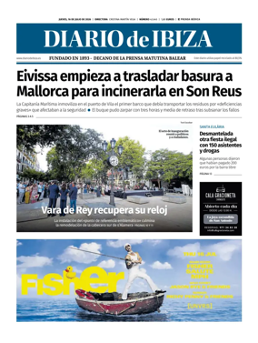 Cover of Diario de Ibiza