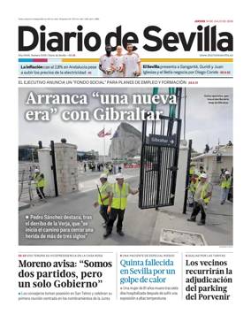 Cover of Diario de Sevilla