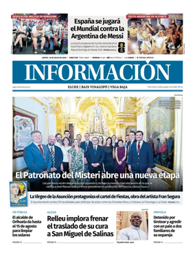 Cover of Diario Informacion (Elche y Vega Baja)