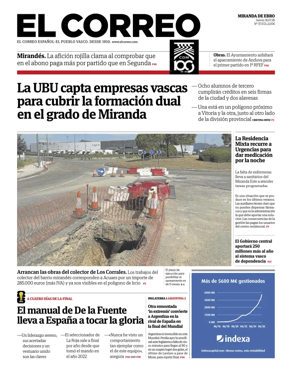 Cover of El Correo (Miranda de Ebro)