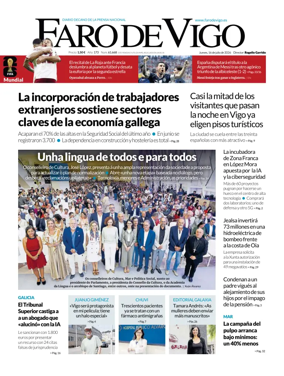 Cover of Faro de Vigo