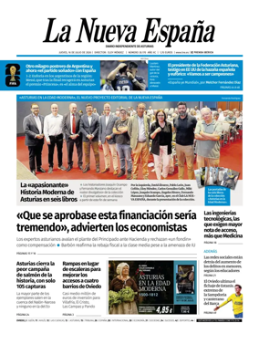Cover of La Nueva Espana (Oviedo)