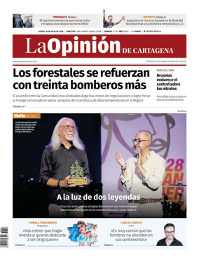 Cover of La Opinion de Murcia (Cartagena)