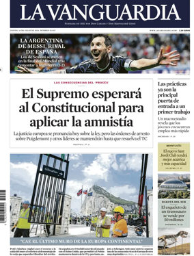 Cover of La Vanguardia (1st Edition)