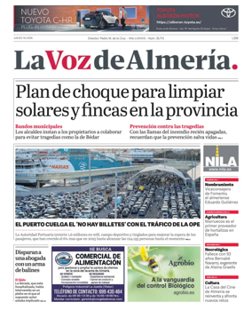 Cover of La Voz de Almeria