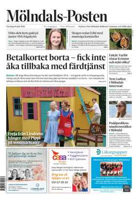 Cover of Molndals-Posten