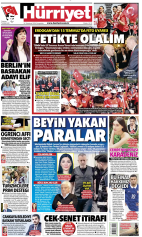 Cover of Hurriyet